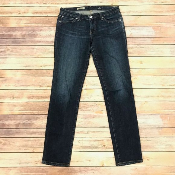 AG Adriano Goldschmied Stilt Cigarette Leg Jeans in Free Dark Wash - Picture 3 of 8
